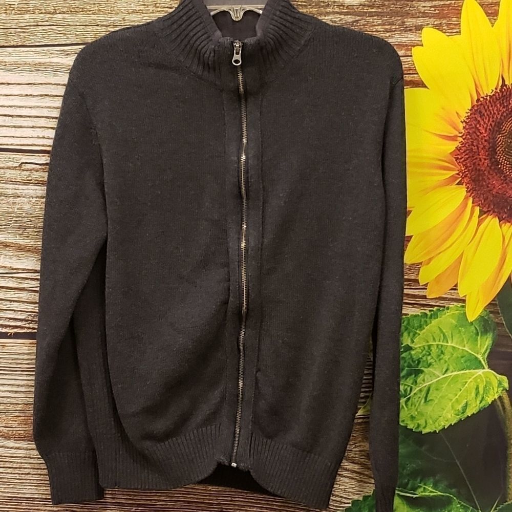Dockers Men's zip up long sleeve sweater size lg